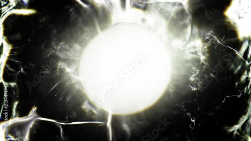 animated plasma effect of a powerful and spiritual element