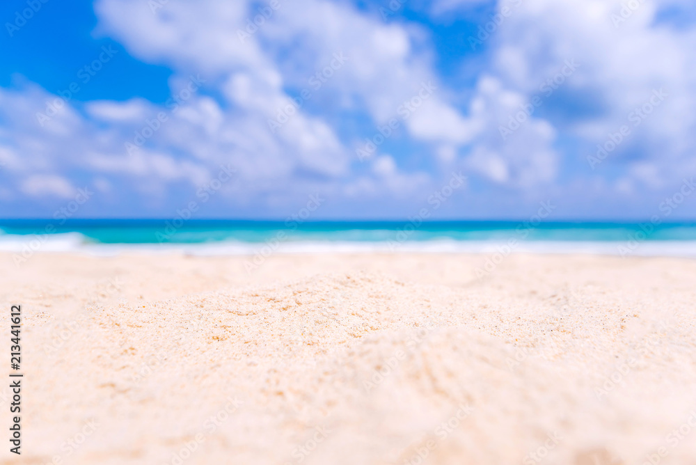 Sea view tropical beach with sunny sky. Sea view tropical beach with sunny sky.