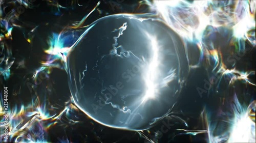 animated plasma effect of a powerful and spiritual element
