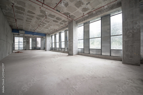 Empty buildings,Interior architecture frame
