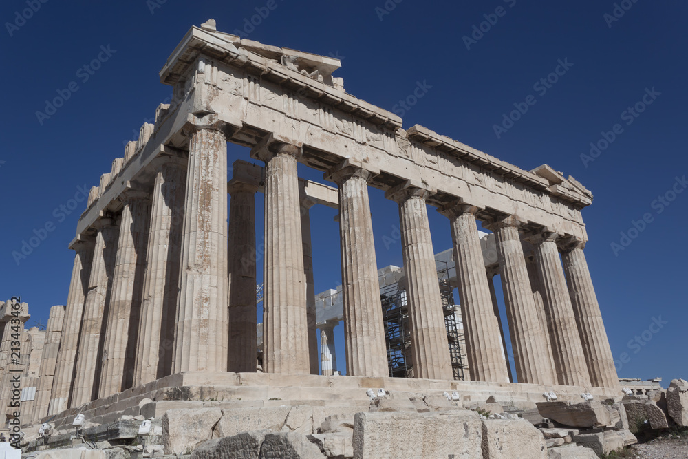 The Parthenon is a monument of ancient architecture