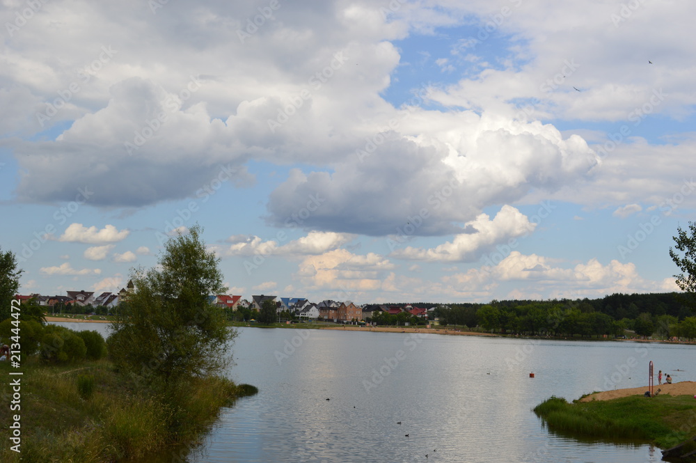 Reservoir Cna. Minsk. Belarus.	