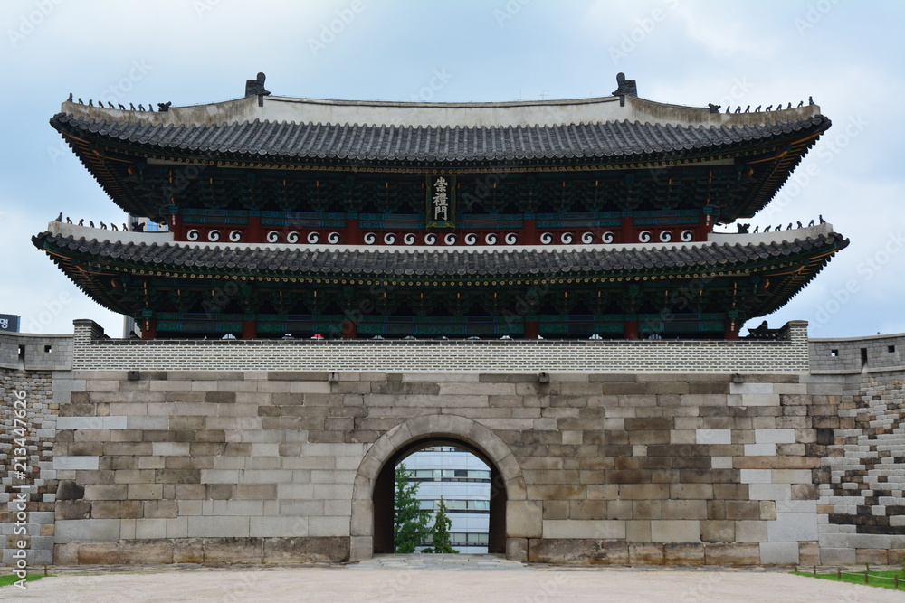 Obraz premium Sungnyemun Gate, Seul, Korea, Korea Południowa
