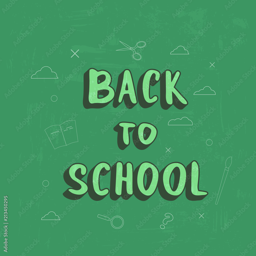 Back to school banner template. Vector illustration. Back to school banner template. Vector illustration.