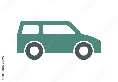 Car icon  Monochrome style. isolated on white background