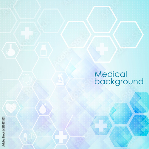 Abstract medical background. Vector