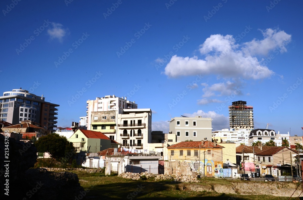 Obraz premium Albanie : Amphithéâtre de Dürres 