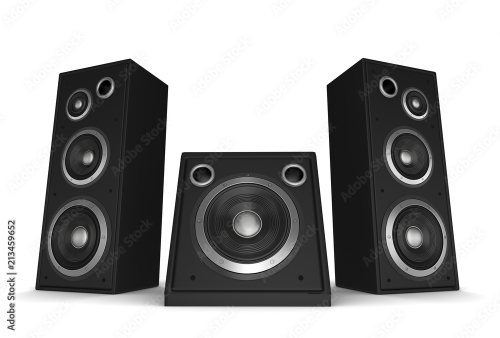 speaker concept 3d illustration speaker concept 3d illustration