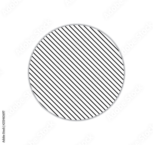 Minimalistic geometric design for logo. Simple figure © mlanaa