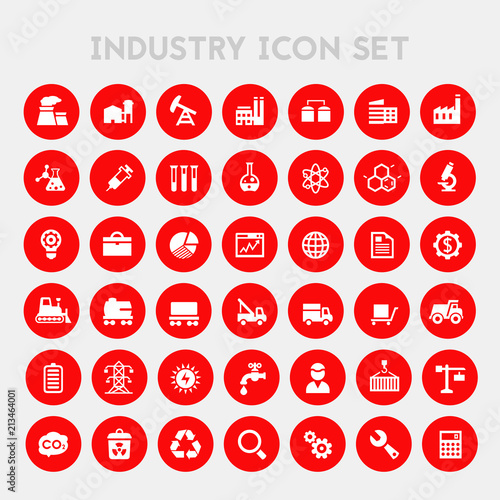 Big Industry icon set