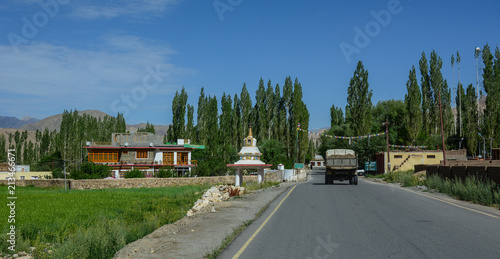 Mountain road in Ladakh, India