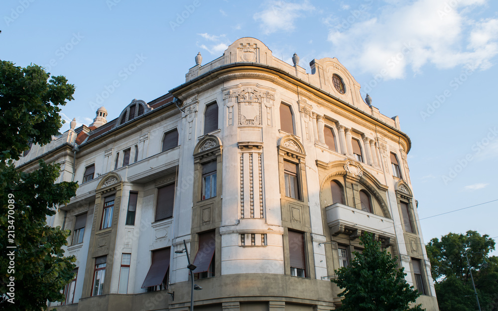 Art Nouveau building in the southern city of Szeged, Hungary