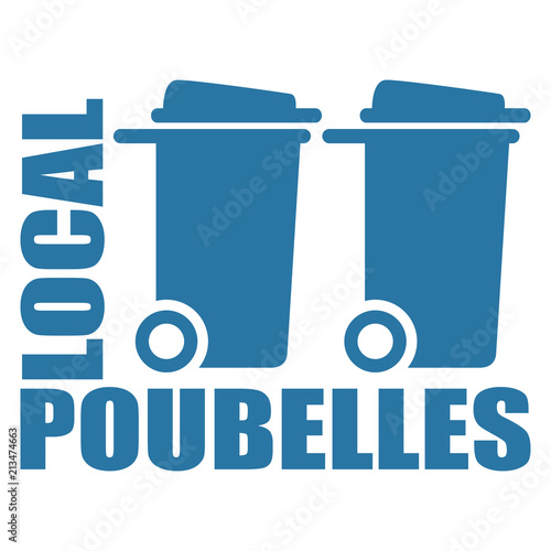 Logo local poubelles.