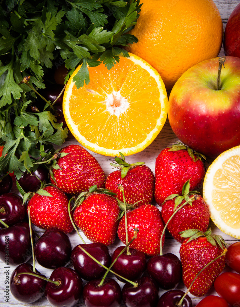 Healthy food - food products with a high content of vitamin c. Healthy food - food products with a high content of vitamin c.