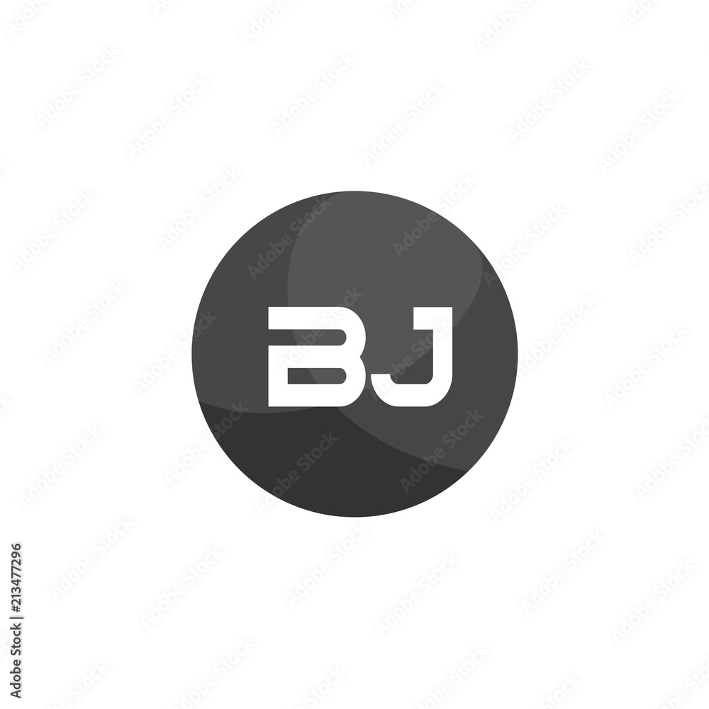 Initial Letter BJ Logo Template Design Initial Letter BJ Logo Template Design