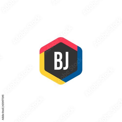 Free Download Initial Letter BJ Logo Template Design - GFXLoad