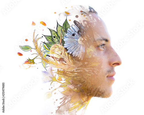 Paintography. Double exposu...