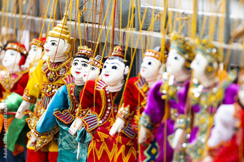 Obraz premium Lalki Myanmar