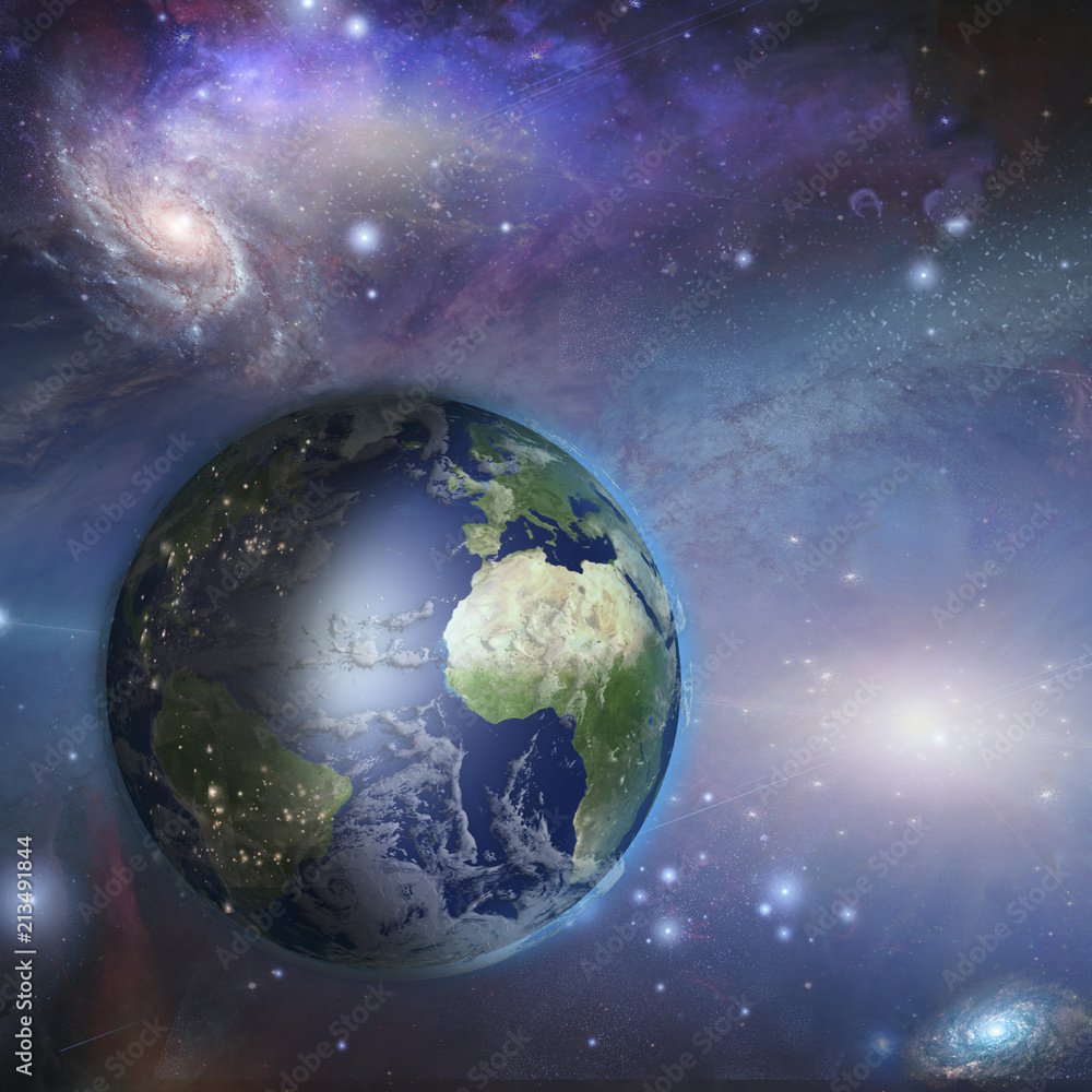 Earth in vivid Universe