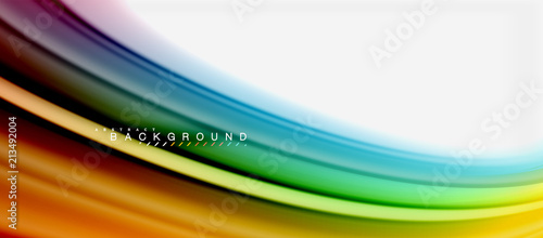 Rainbow fluid colors abstract background twisted liquid design, colorful marble or plastic wavy texture backdrop, multicolored template for business or technology presentation or web brochure cover