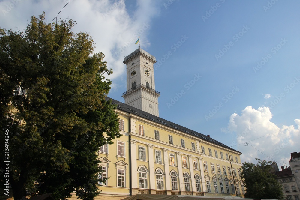 Town Hall in Lviv, Ukraine