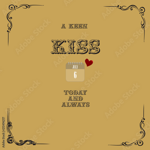 Keen kiss today