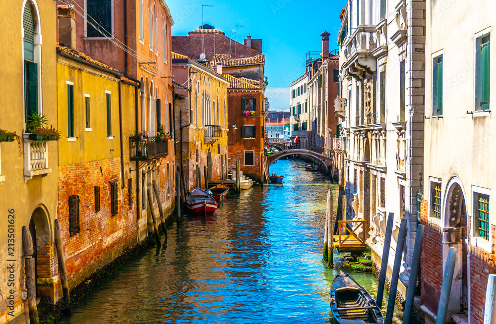 Venetian Canal in Venice, Italy