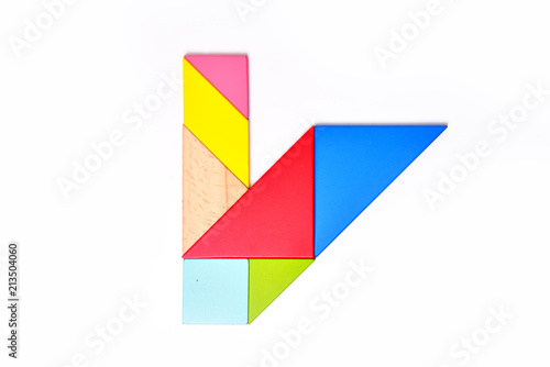 Free Download English alphabet color mosaic - GFXLoad