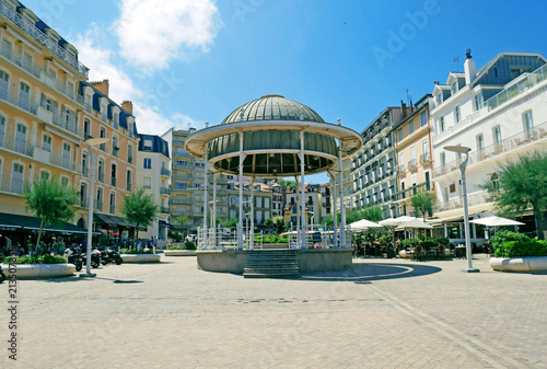Historical center of Biarritz, France