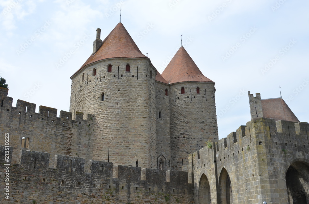 Château médiéval, Carcassonne, France
