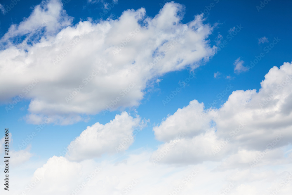 Fototapeta premium Blue sky with clouds