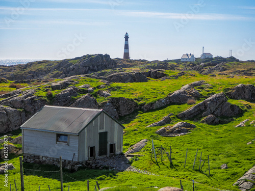 Farm and lighthouse photo