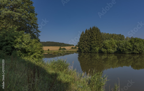 Valcha pond near Trest town in south Bohemia