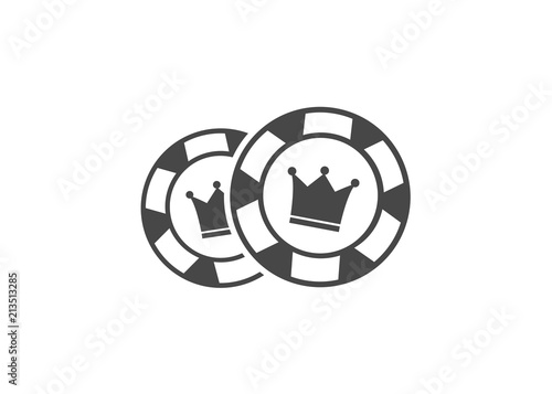 Poker club and casino vector sign set. Slot machine vector