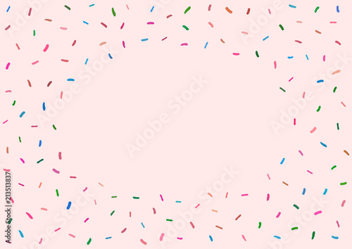 Cute girlish background with donut glaze.