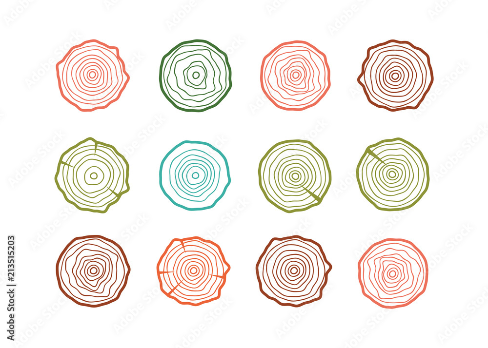 vector tree rings background. Wood circle vetor vector tree rings background. Wood circle vetor