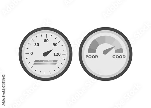 Measuring guage device. Measurement and measure level indicator