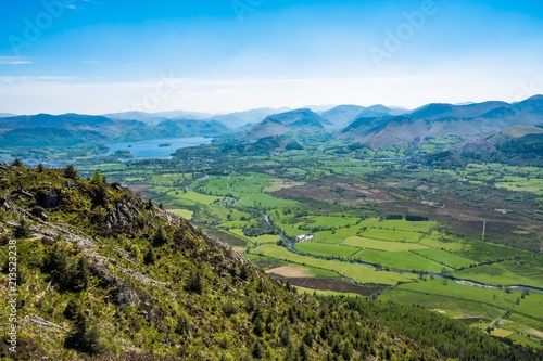 Cat Bells with a view of bassenthwaite lake