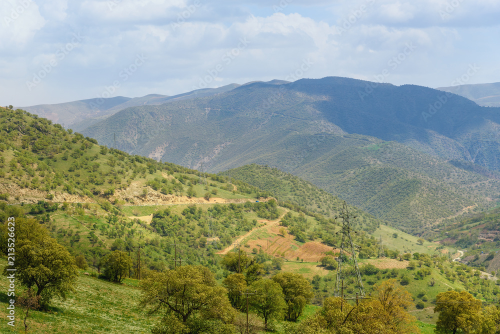 Naklejka premium Nature landscape in Kurdistan Province. Iran