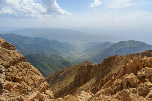 Nature landscape in Zagros Mountain. Kermanshah Province, Iran. photo