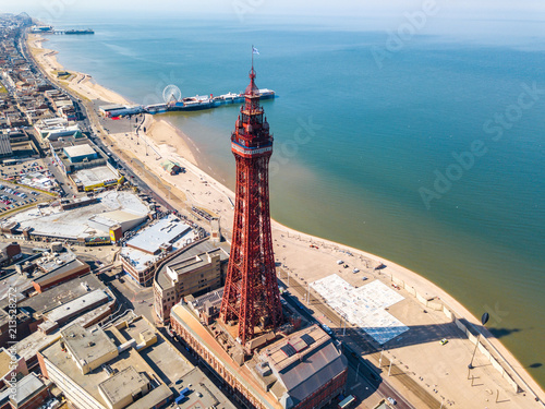 Blackpool tower in Blackpool, UK photo