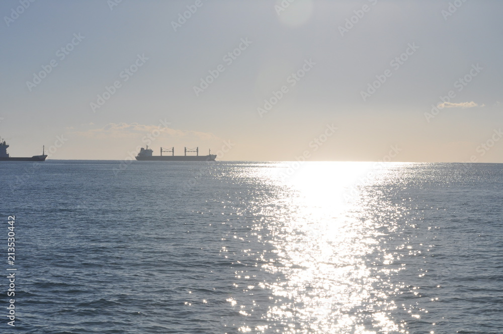 Fototapeta premium The beautiful Limassol Molos in Cyprus