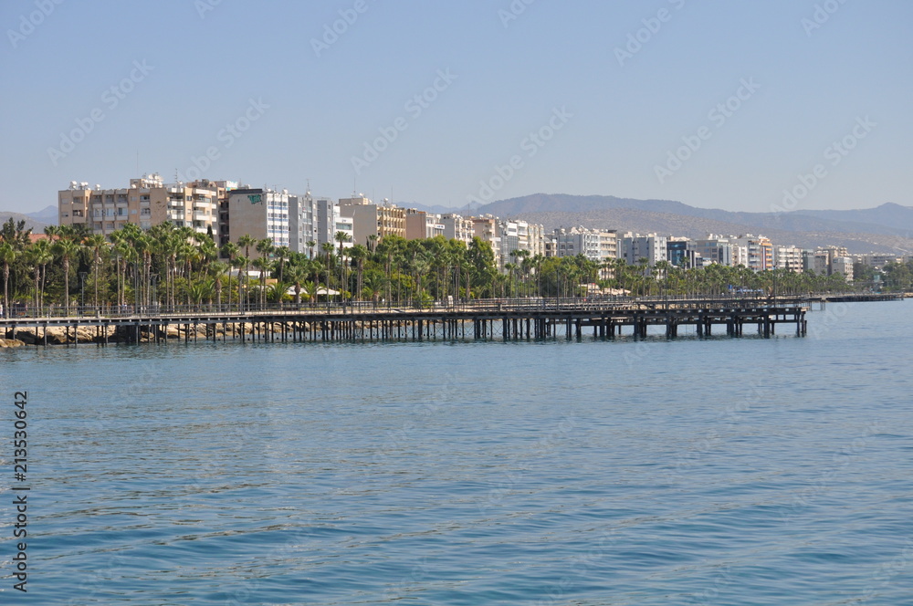 The beautiful Limassol Molos in Cyprus The beautiful Limassol Molos in Cyprus