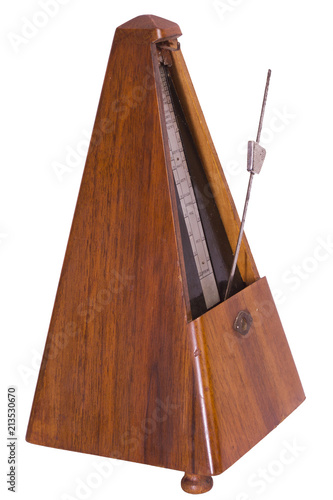 A metronome is a device that produces an audible beat—a click at regular intervals that the user can set in beats per minute. Musicians use the device to practice playing to a regular pulse.