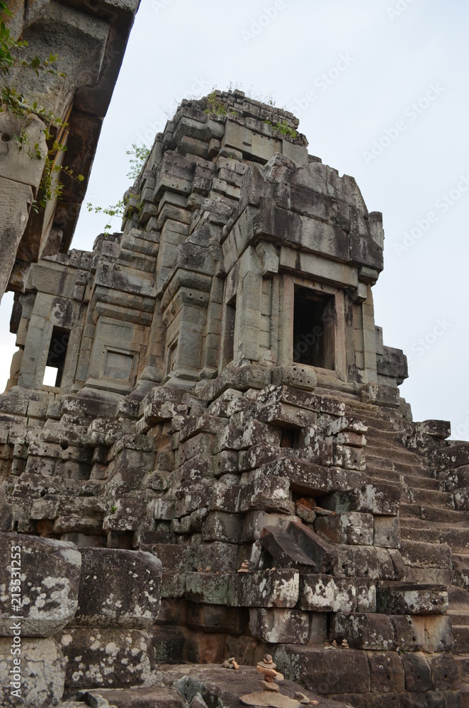 ancient angkor hinduism temple stone cambodia