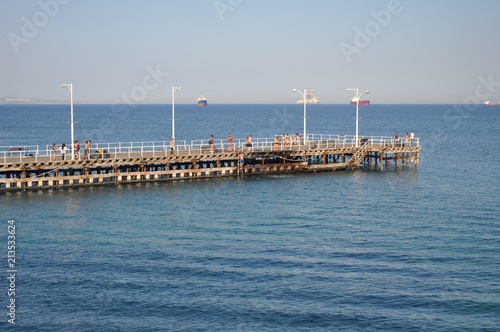 The beautiful Limassol Molos in Cyprus © Maristos