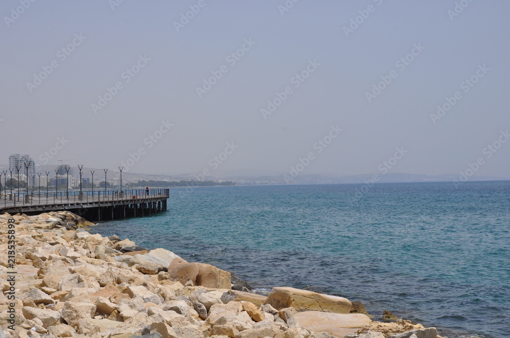 The beautiful Limassol Molos in Cyprus