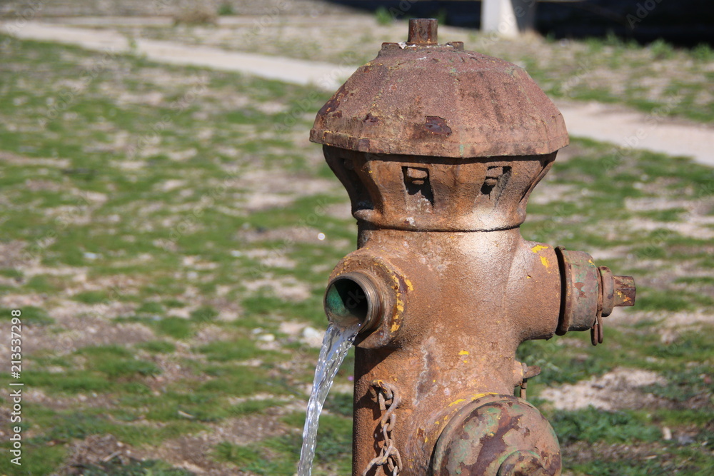 Fire Hydrant with Water 2