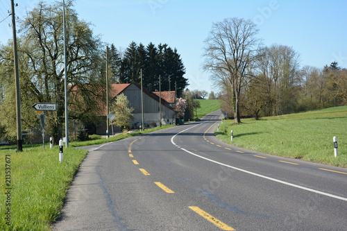 Canvastavla Route de Moudon