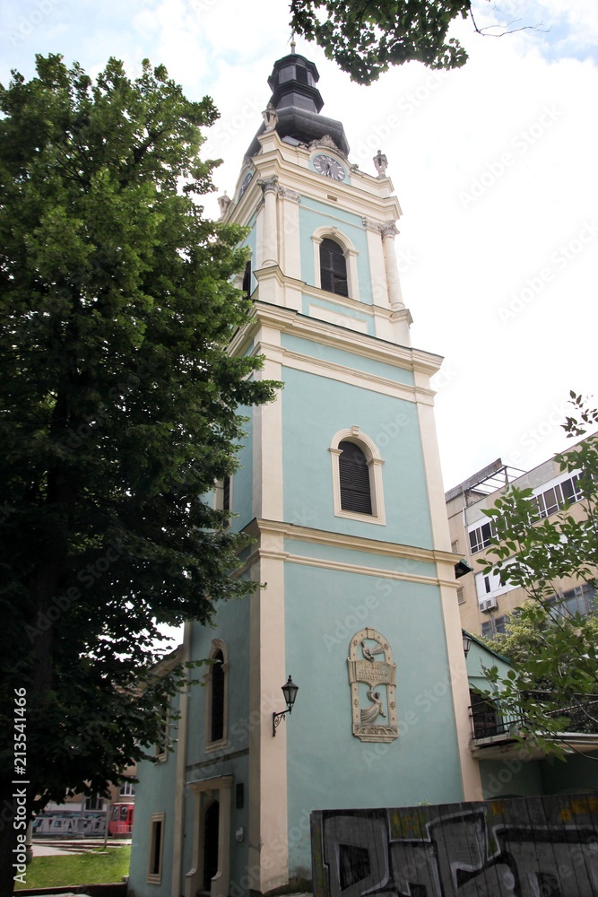 The Saint Spirit church bell tower (former Saint Catherine of Siena catholic church) Lviv, Ukraine The Saint Spirit church bell tower (former Saint Catherine of Siena catholic church) Lviv, Ukraine